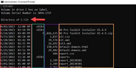 Shell List File Name