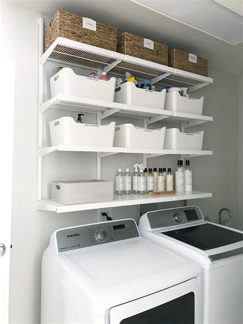 Shelves For Laundry Area