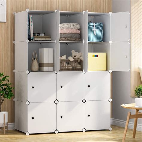 Shelving unit with open and closed shelves
