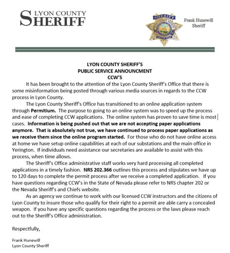 Sheriff Application Process