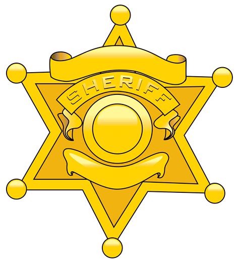 sheriff badge outline image