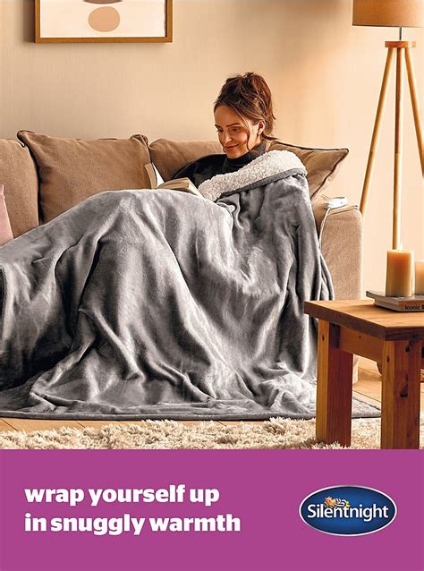 Sherpa Fleece Throw Asda