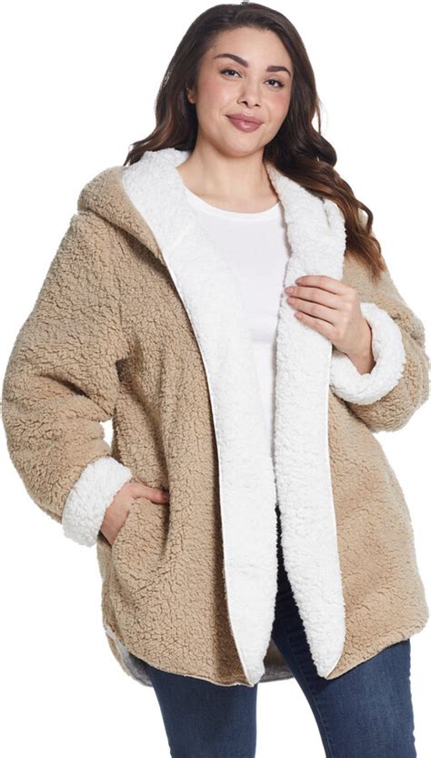 sherpa jackets plus size