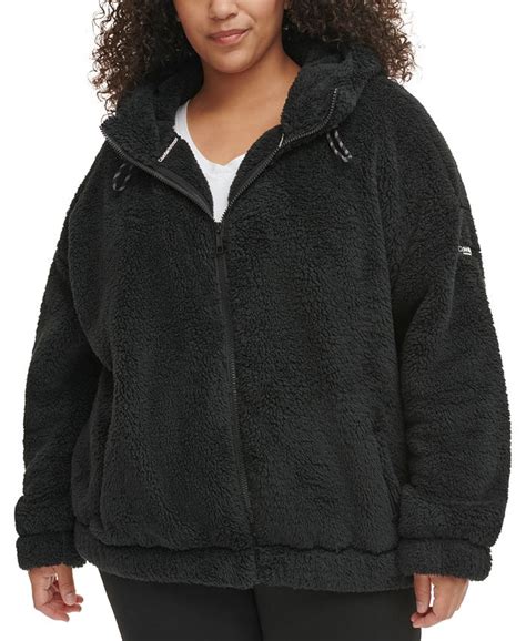 Sherpa Plus Size Jacket