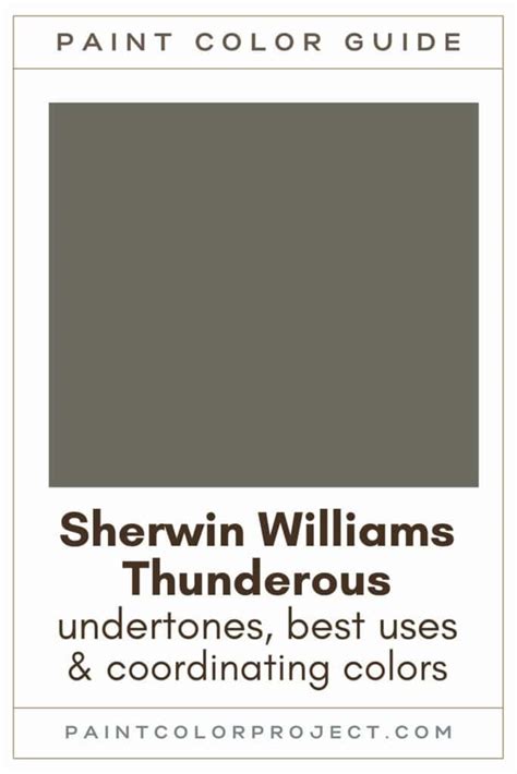 Sherwin Williams Thunderous