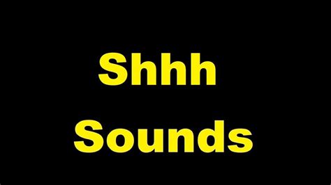 shhh sound effect free