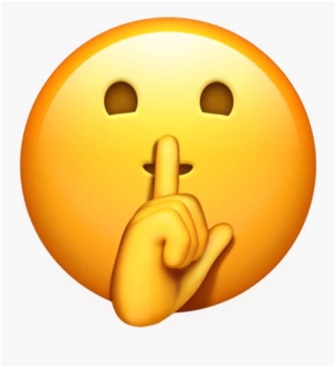 shhhh emoji clip art