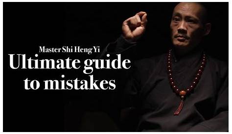 Shi Heng Yi Shaolin Master: the art of self-mastery and finding inner peace