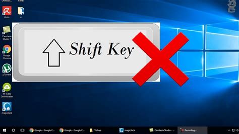 shift button not working