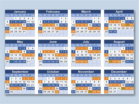 shift work calendar in excel