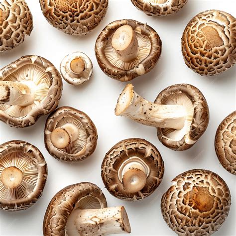 Shiitake Mushrooms Texture