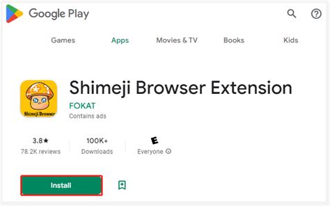 Shimeji Browser Extension Mobile