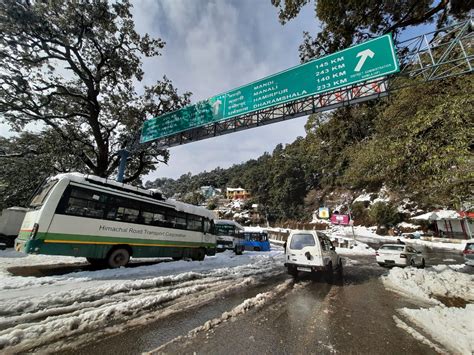 shimla road condition today