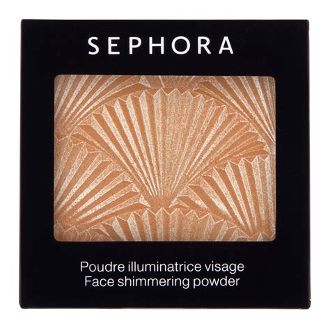 shimmering face powder