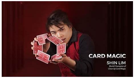 Shin Lim, magician who specializes in card tricks and illusions. The