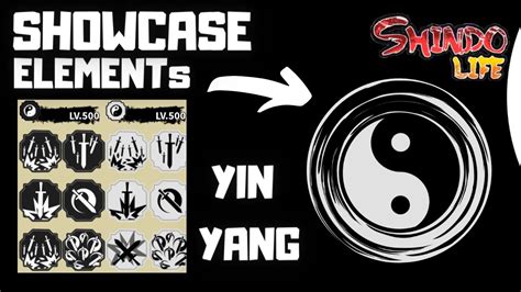 shindo life yin and yang element