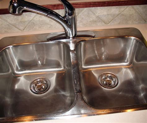 shine up old stainless steel sink