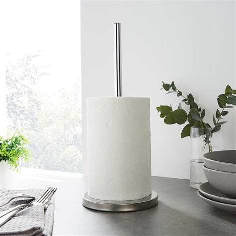 Shiny Chrome Kitchen Roll Holder