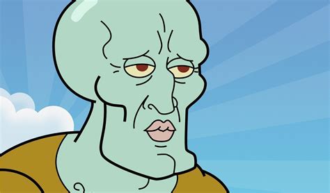 Shiny Face Squidward