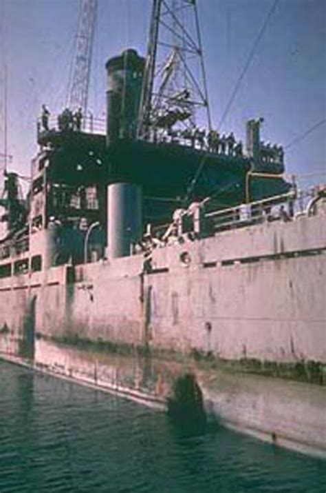 ship attacked by israel