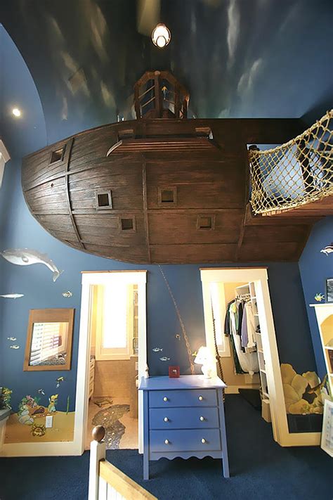 bedroom of ultimate pirate ship and the playground area