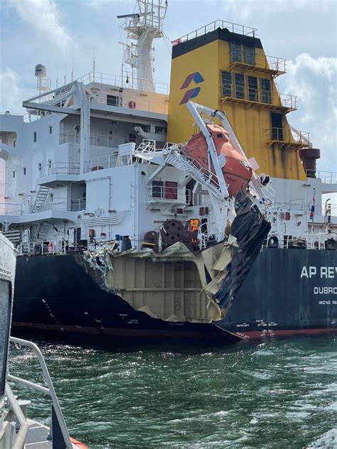 ship collision incident report