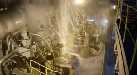 Ship Engine Room Failure