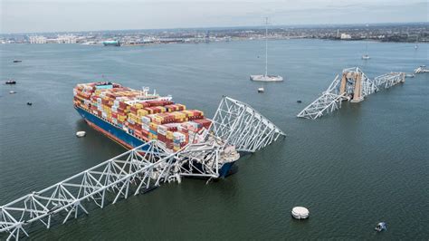 ship hits bridge in baltimore news