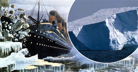 ship sunk by iceberg