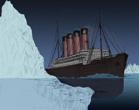 ship that hit iceberg