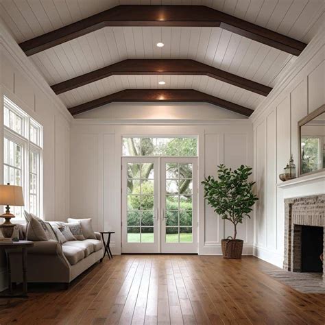Shiplap Ceiling White