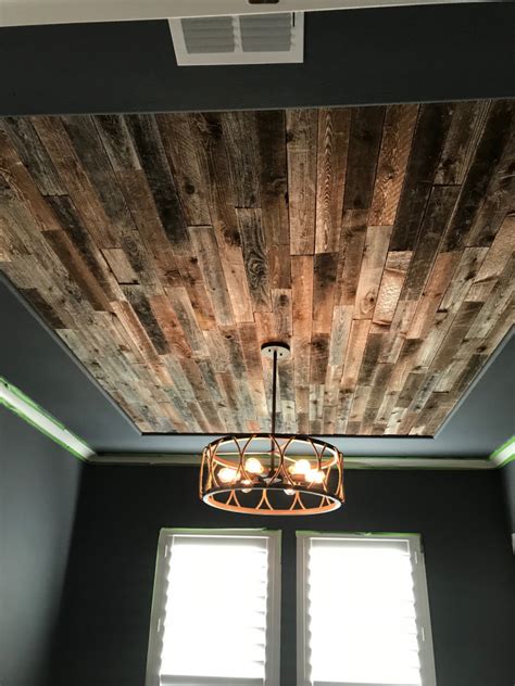 Shiplap Office Ceiling