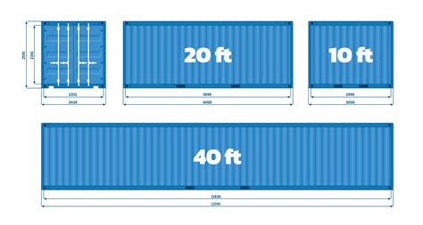 shipping container dimensions 40ft