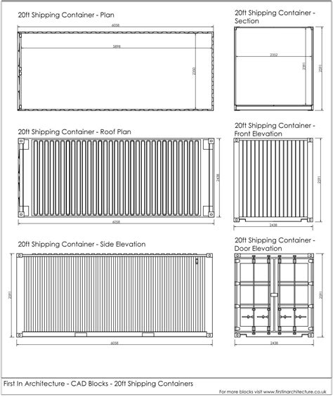 Shipping Container Frame Dimensions