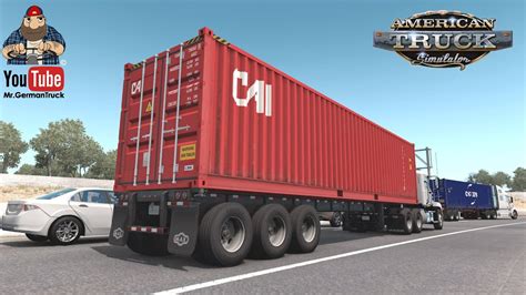 shipping container transport trailer