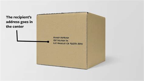 Shipping Label Address