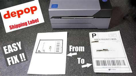Shipping Label Depop