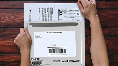 Shipping Label Prepared Usps