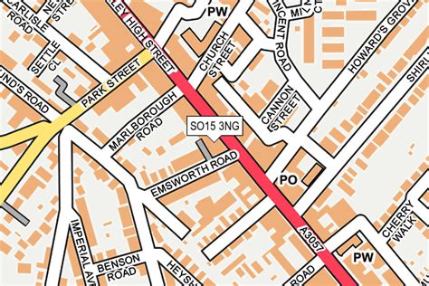 shirley high street southampton map