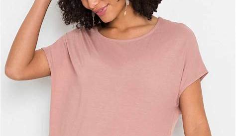 Lässiges Damen-T-Shirt mit Rundhalsausschnitt, kurzärmelig, einfarbig