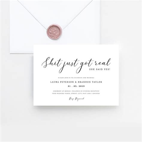 Shit Just Got Real Printable