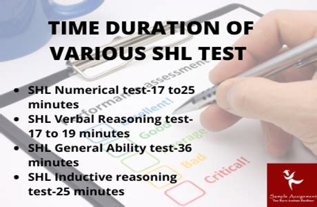 shl test meaning