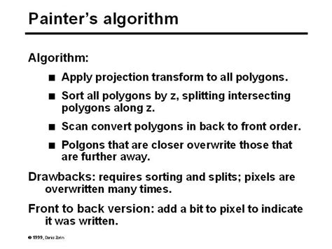 shlemiel the painter's algorithm