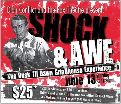 shock and awe theatre