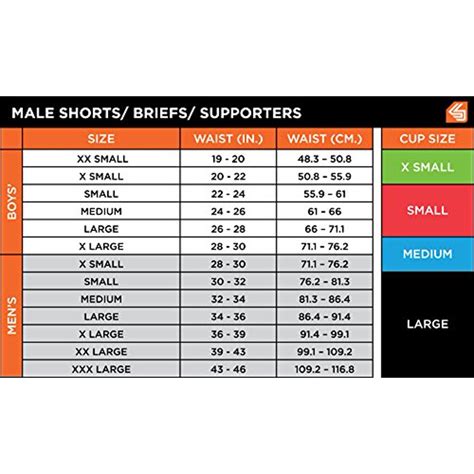 shock doctor compression shorts size chart