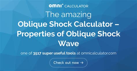 Shock Wave Calculator