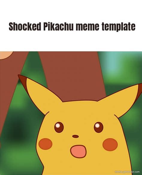 shocked pikachu meme generator