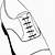 shoe drawing template