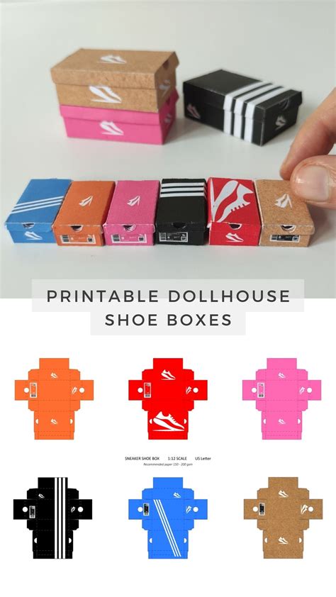 Shoe Boxes For Doll Printable.