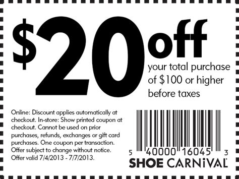 shoe carnival coupon code 2022
